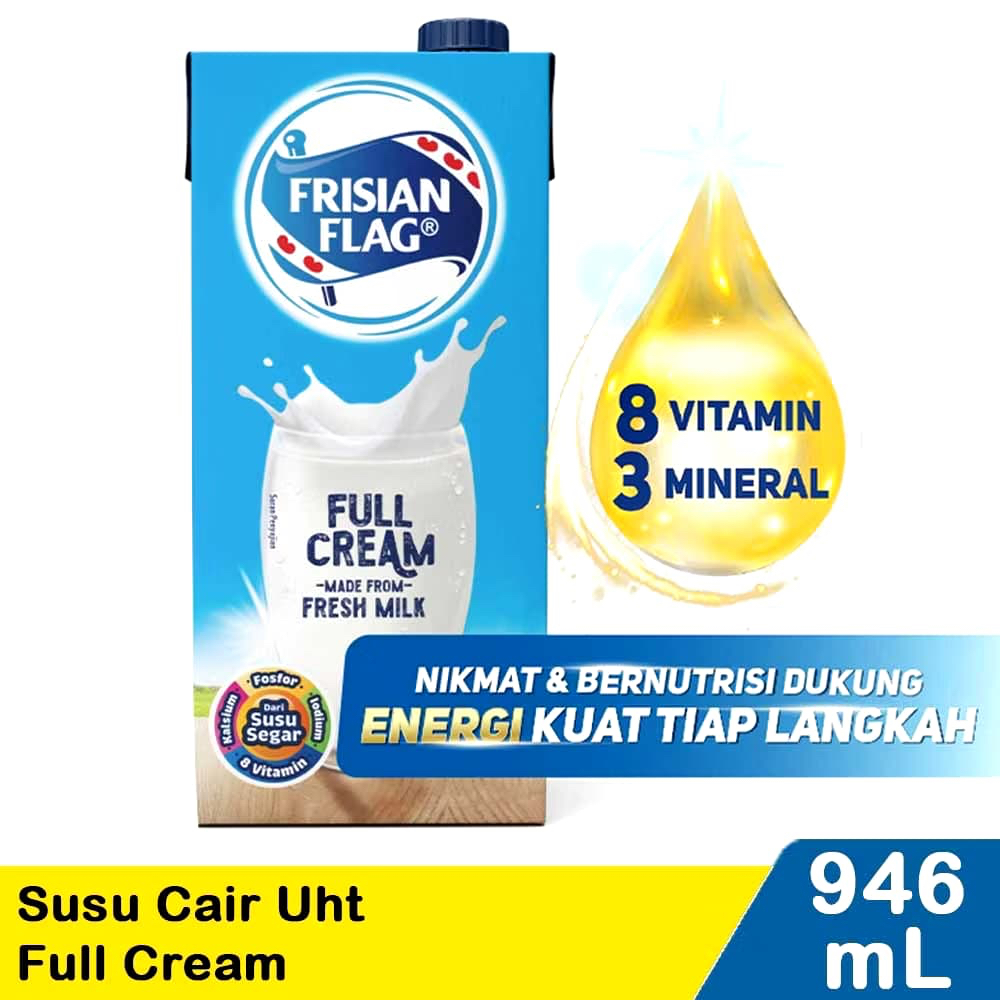 Susu UHT Frisian Flag 946ml - Low Fat