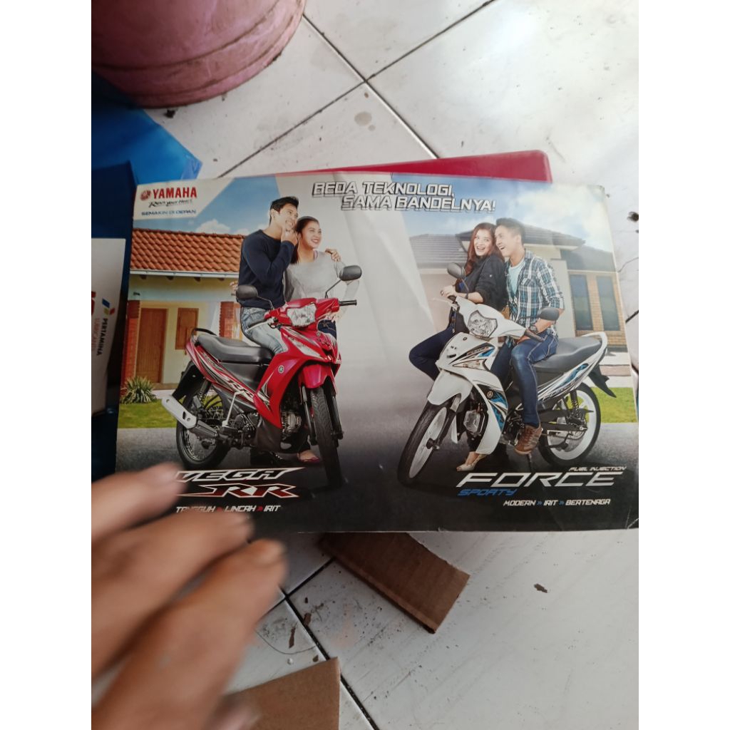 BROSUR YAMAHA VEGA RR DAN YAMAHA FORCE