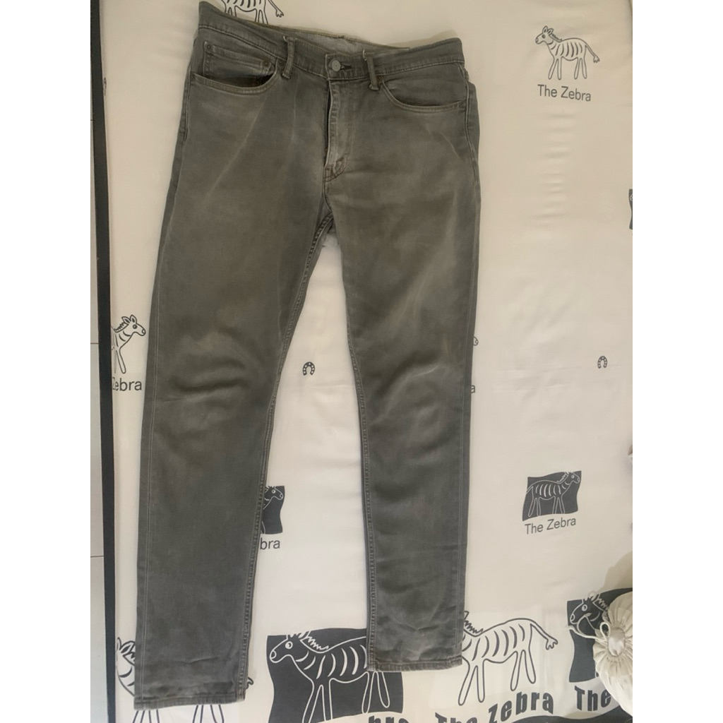 Celana Jeans Levis 511 Original Warna Abu-Abu Size 34