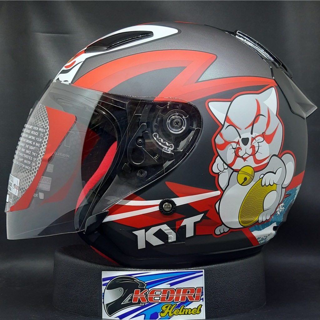 Helm KYT DJ MARU KABUKI CAT