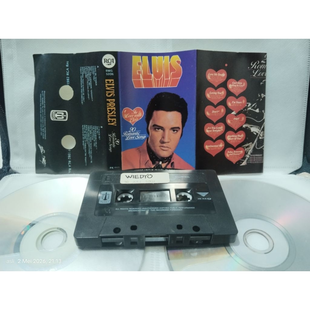 kaset pita elvis presley // 20 romantic love songs