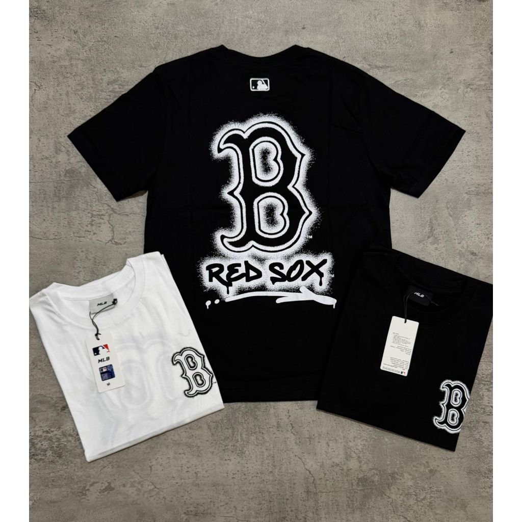 Kaos Branded MLB B Red Sox Premium//Baju Kaos MLB B Red Sox//Kaos Unisex Branded