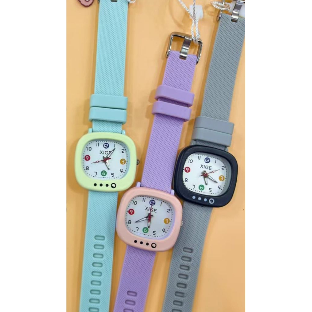 XIGE WATCH - Jam Tangan Anak dan Remaja Cewek Analog Angka Waterproof