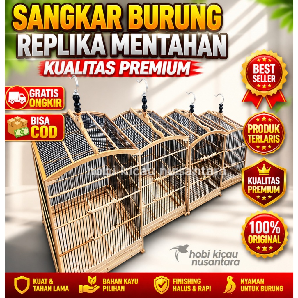 Kandang Sangkar Mentahan Solo replika ebod oriq BNR