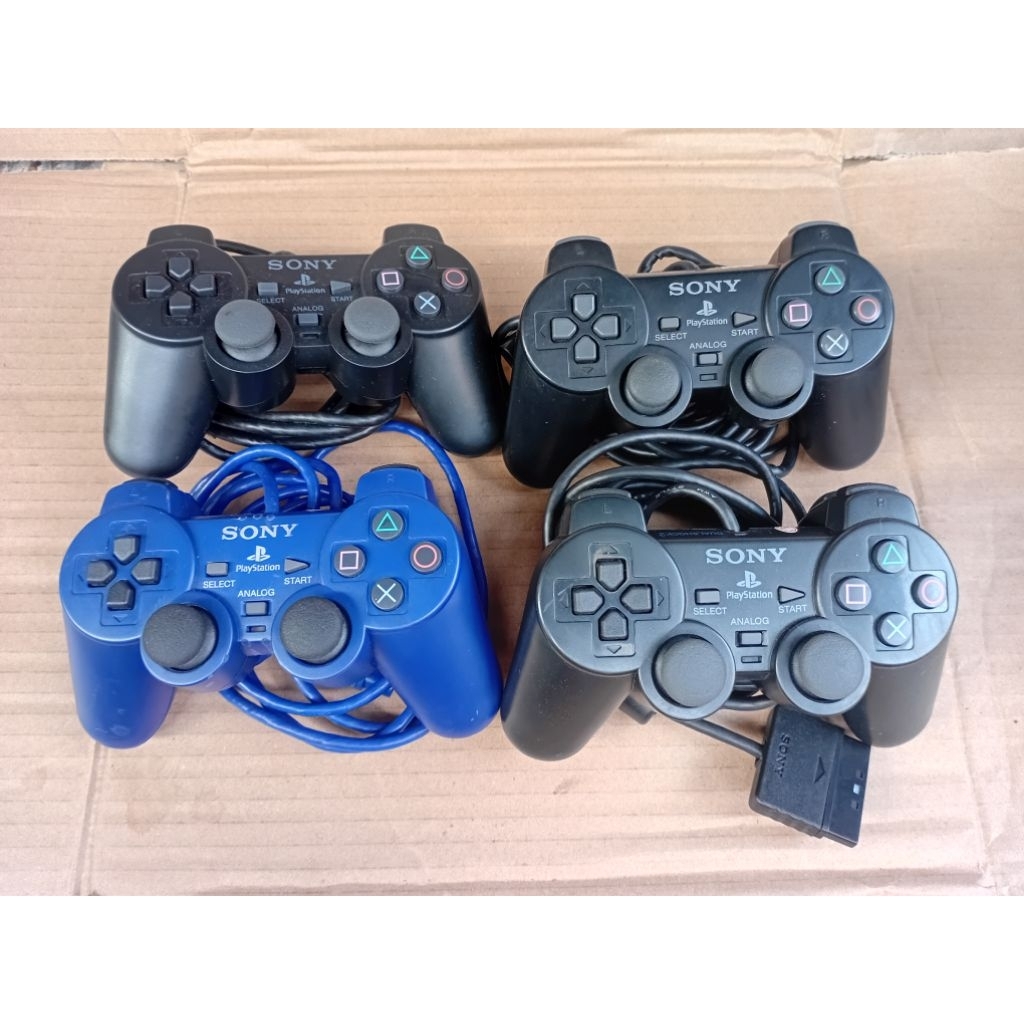 Stik PS1 PS2 Original Sony DualShock 2 Ori Pabrik – Kondisi Bekas Normal