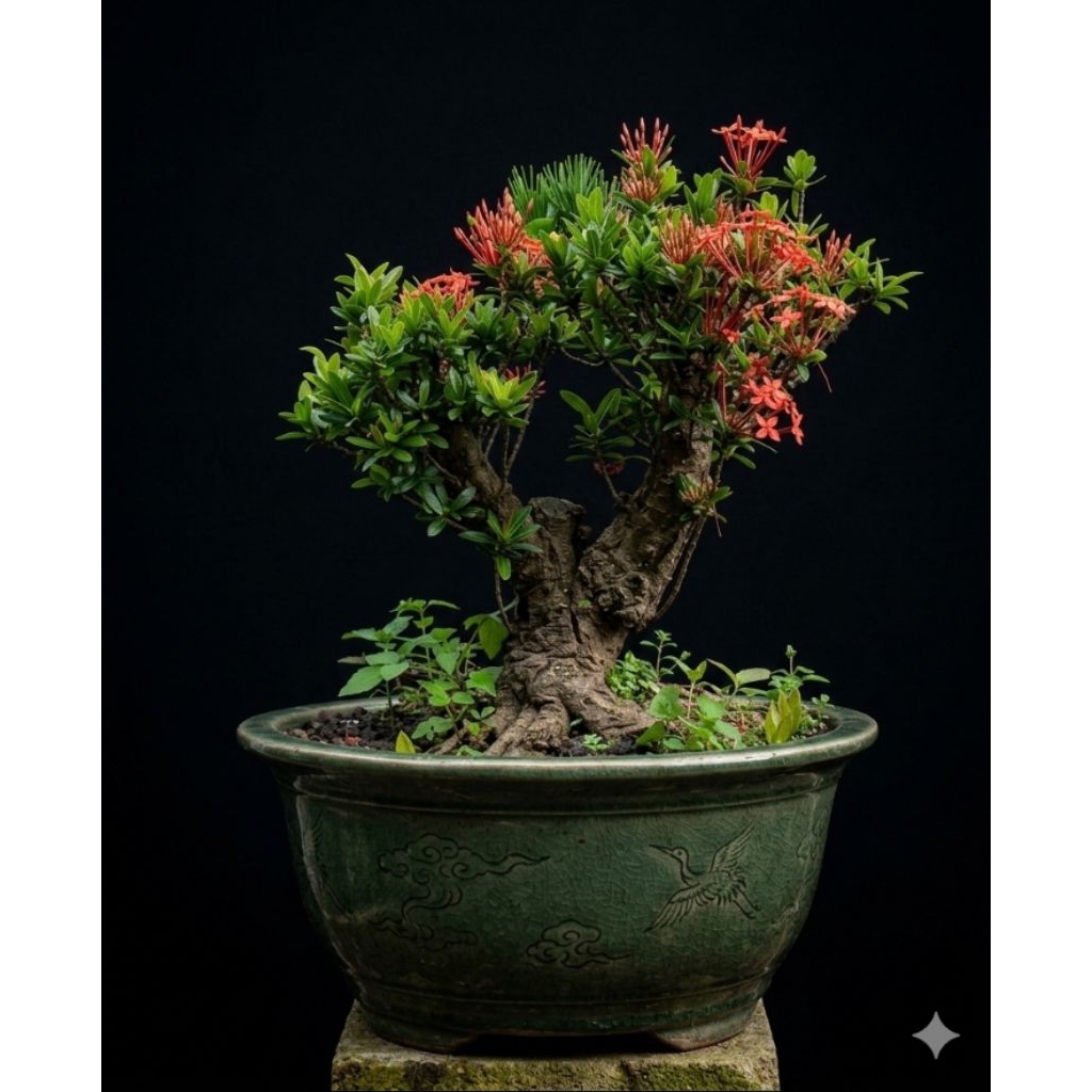 Asoka mikro bunga merah