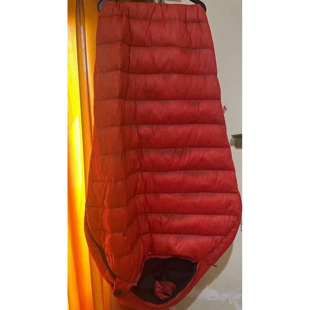 sleeping bag bulu angsa meikha base king preloved alat gunung hiking