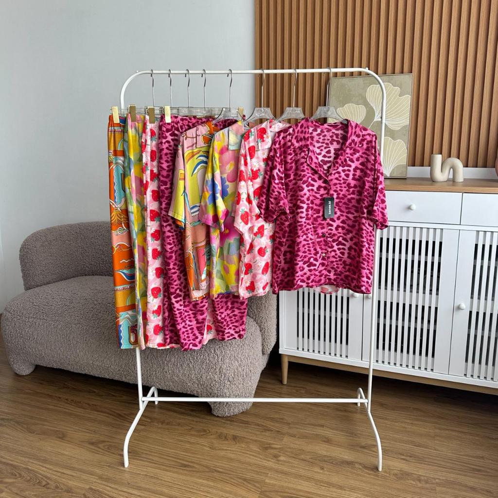 RUBY PIYAMA Setelan Piyama Rayon Premium Busui Friendly Pajamas Set by benee.id 2293