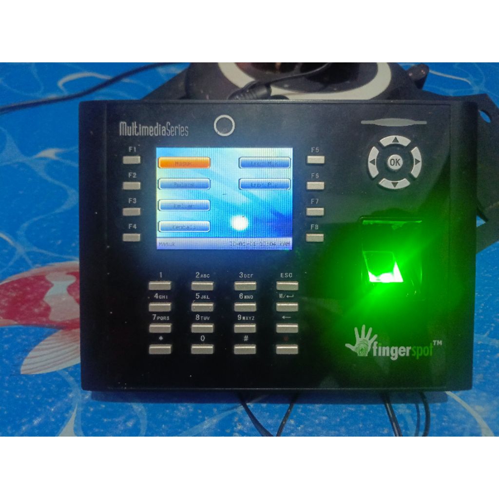 mesin absen Fingerprint spot kamera
