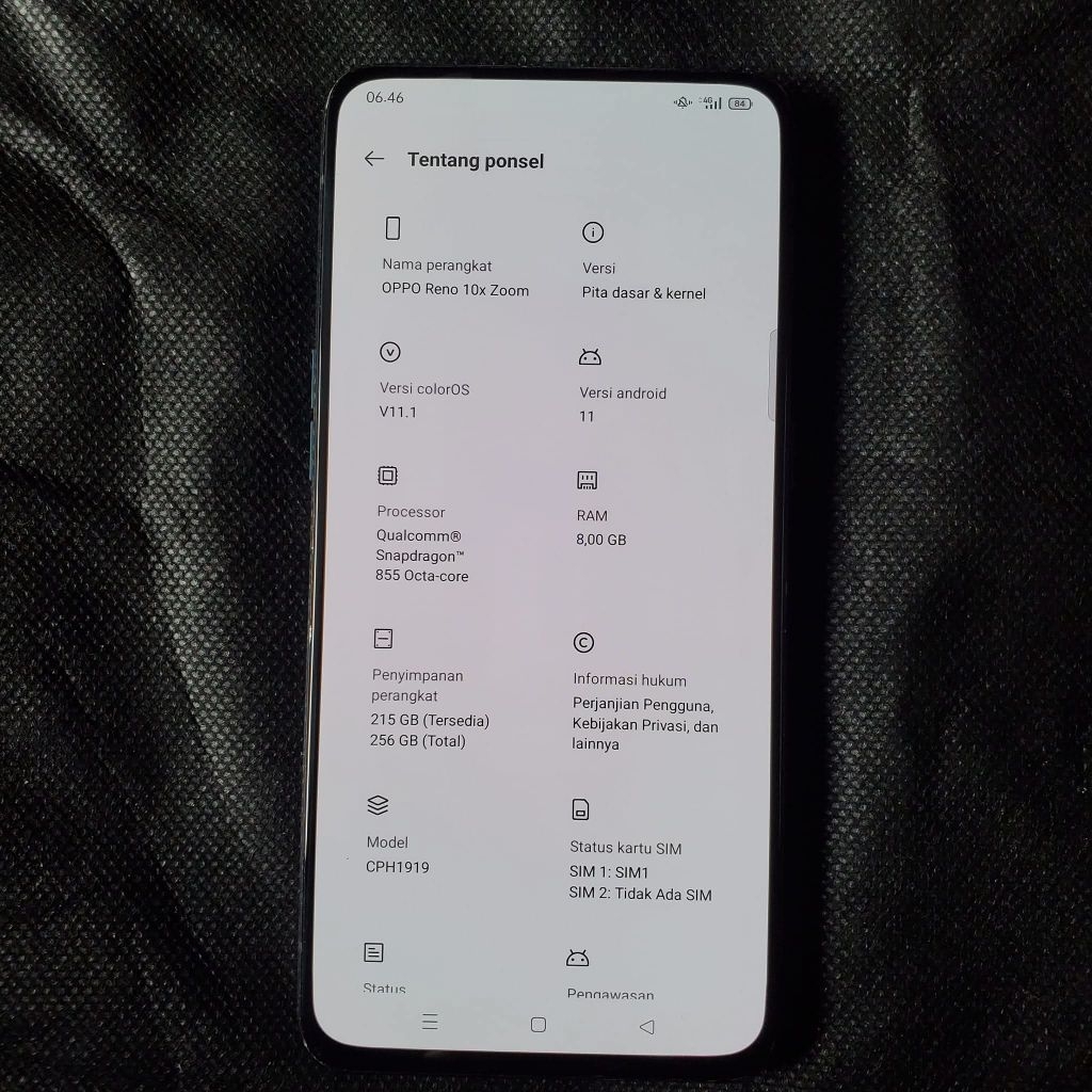 OPPO RENO 10X ZOOM 256 GB