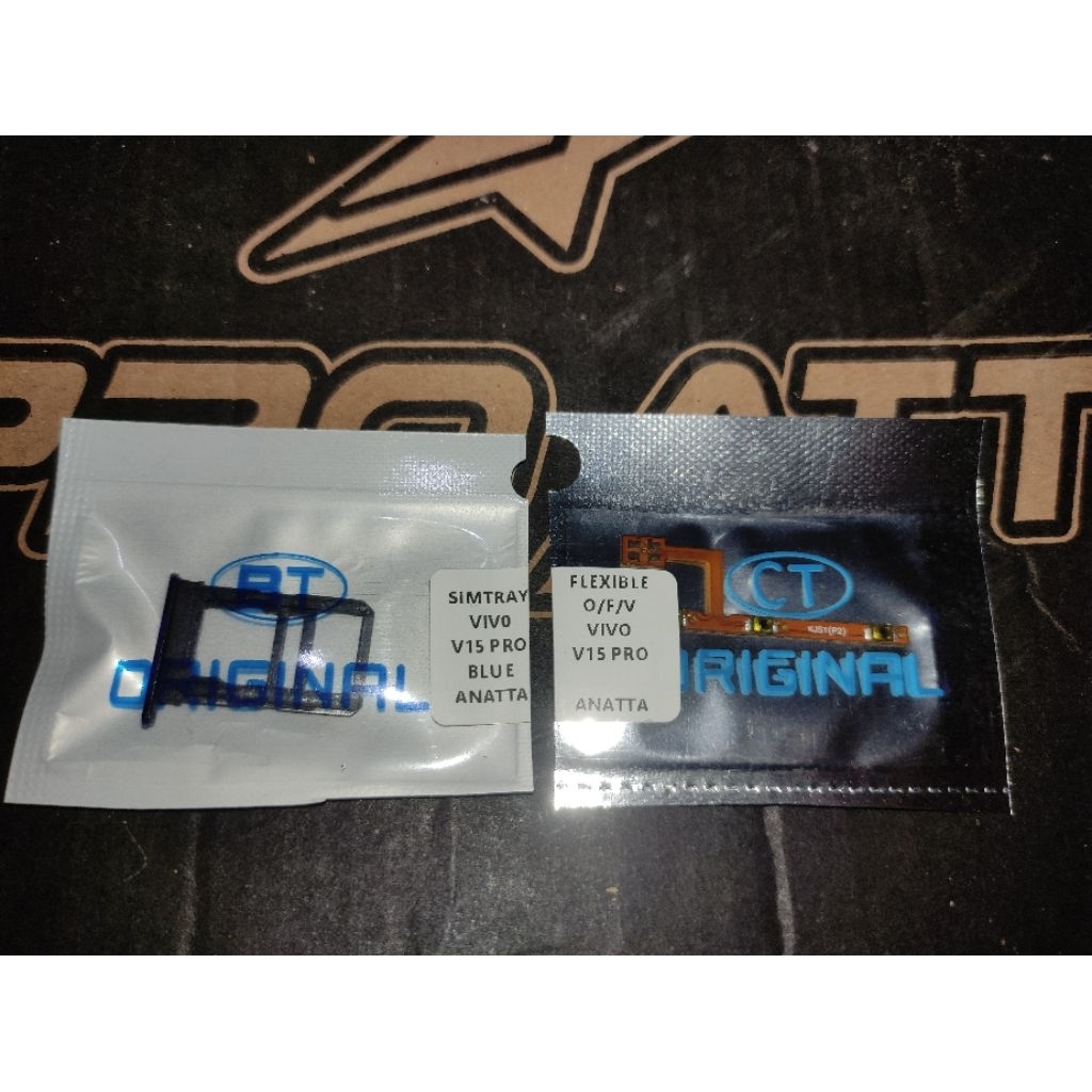 Tombol flexibel on off vivo v15pro, simtray vivo v15pro biru