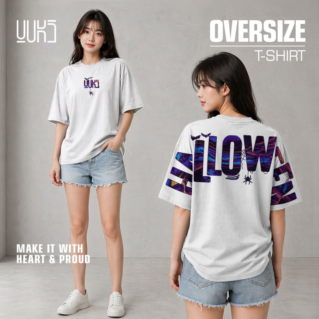 KAOS OVERSIZE PREMIUM TEBAL ADEM PRIA WANITA COTTON COMBED 24s TSHIRT BIG SIZE BAJU DISTRO ORIGINAL 