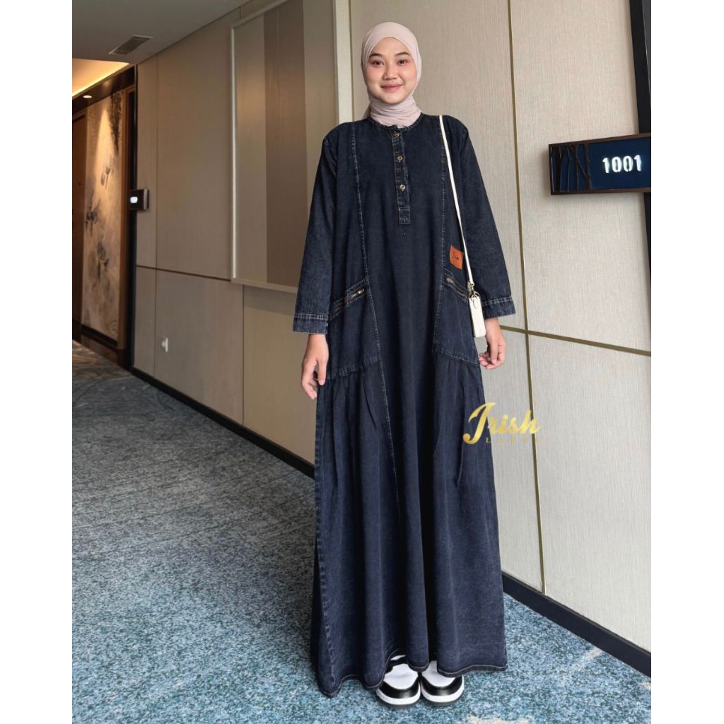 QAIREEN DRESS JEANS BY IRISH LABEL  BAHAN PURE JEANS LD 110 PANJANG 140