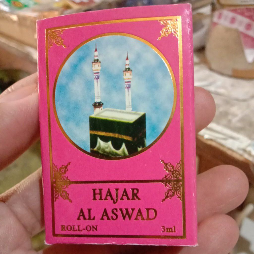 HAJAR AL ASWAD QURBAN PERFUME FACTORY ROLL ON 3 MILI MADE IN SAUDI