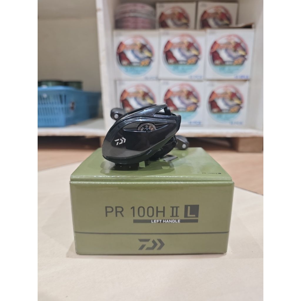 Reel bc Daiwa PR II 100HL (Handle kiri, Clicker)