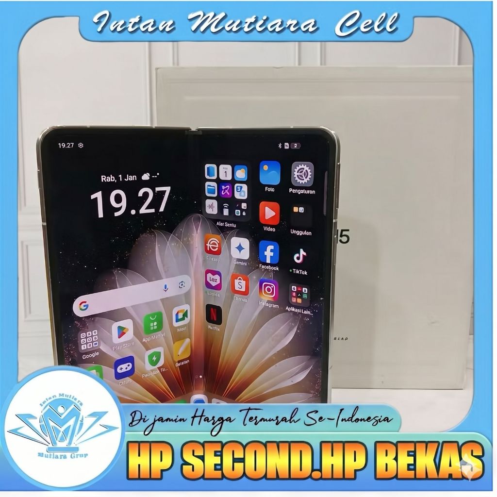 Oppo Find N5 Fold Ram 16GB Rom 512GB (SECOND)