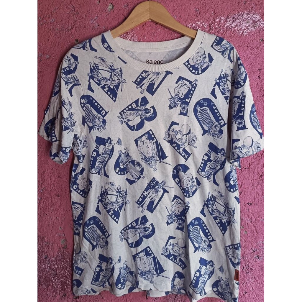 kaos anime baleno x one piece wanokuni