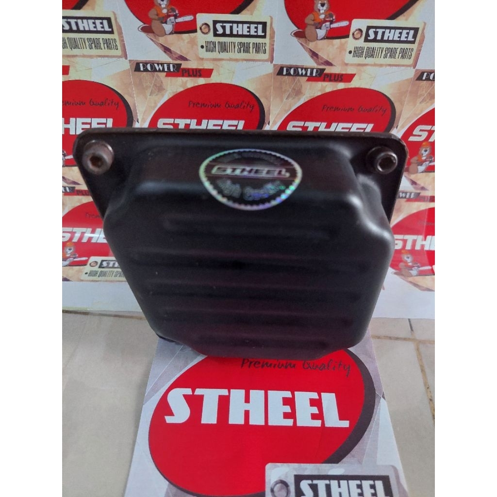 MUFFLER / KNALPOT MS 038 / MS 381 ORIGINAL