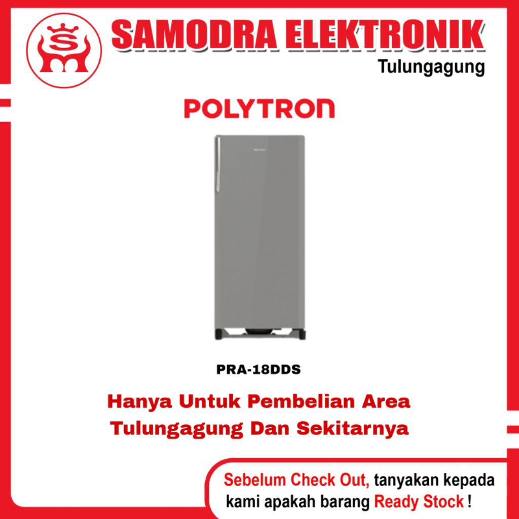 Kulkas POLYTRON PRA-18DDS | Kulkas 1 Pintu Polytron