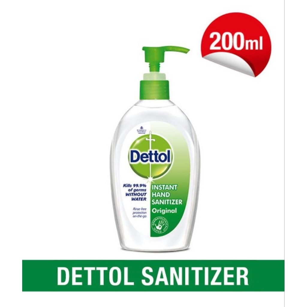 Dettol Hand Sanitizer Gel 200ml Pump