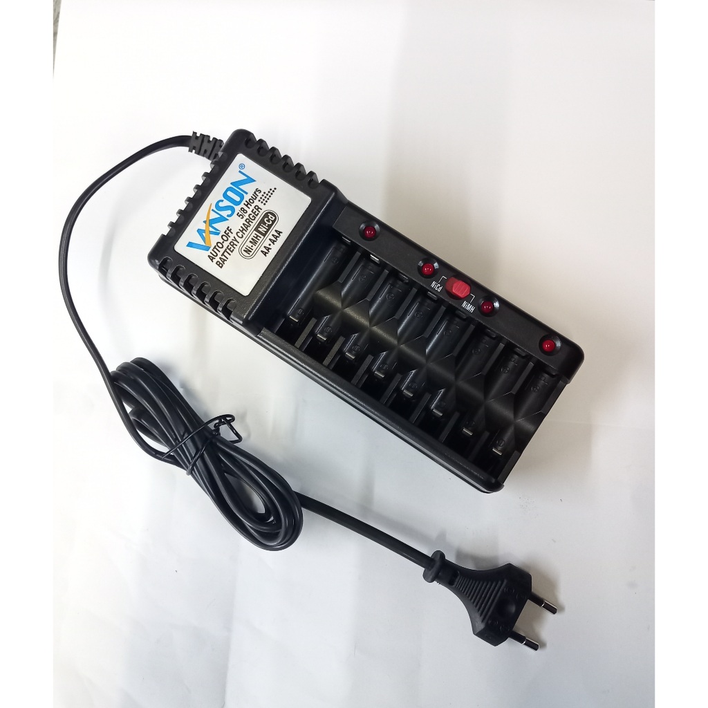 Vanson Charger 8 slot V868 Baterai AA / AAA