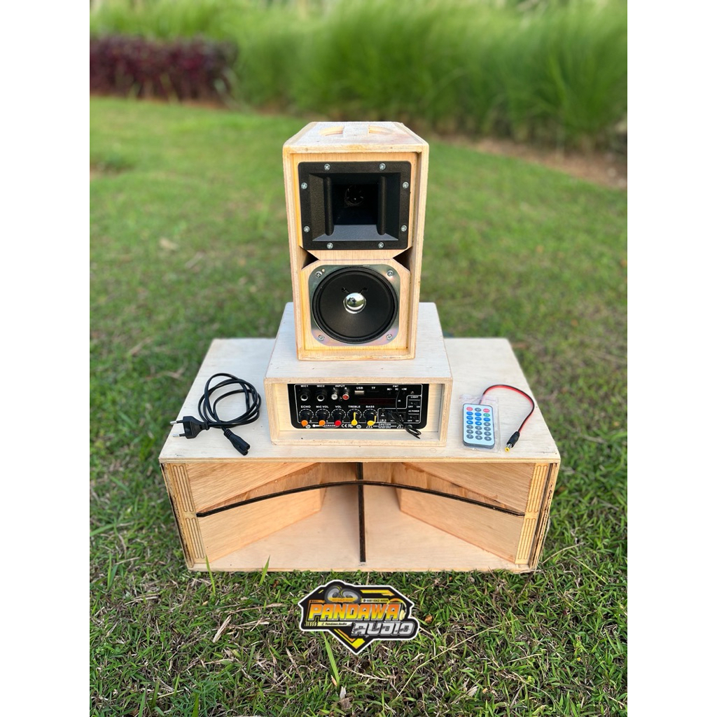 Paket 1 set Miniatur ( Subwoofer CLA isi ACR 6 inch tipe 660 + midle ACR KSV 4 inch + Tweeter Audax 