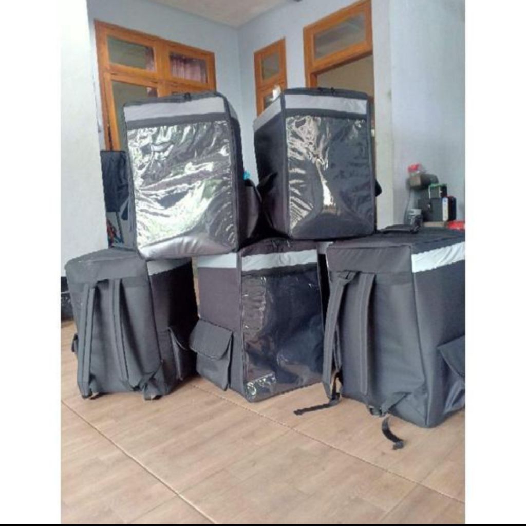 Tas kirim barang untuk gojek gosend grab dan jasa ekspedisi kapasitas - Hitam, Tas Ojol