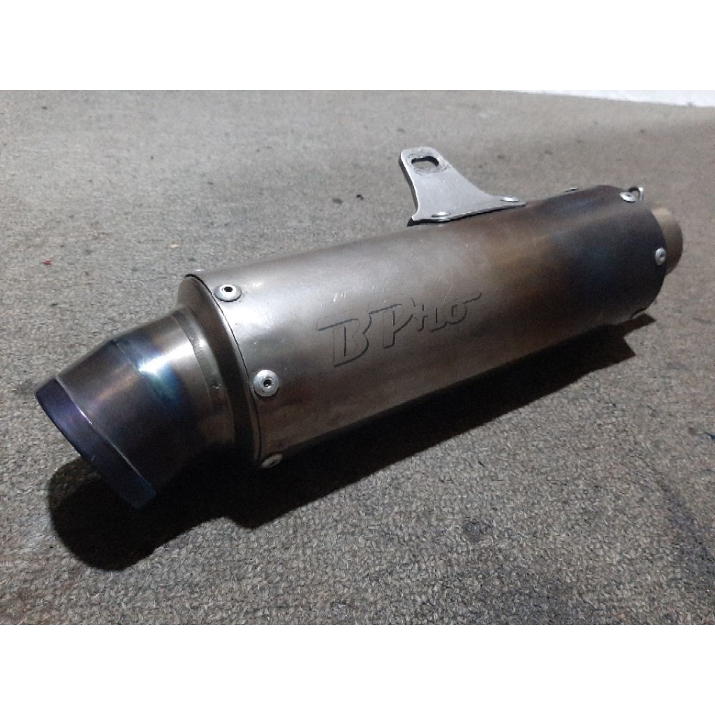 silencer muffler knalpot Bpro titanium original