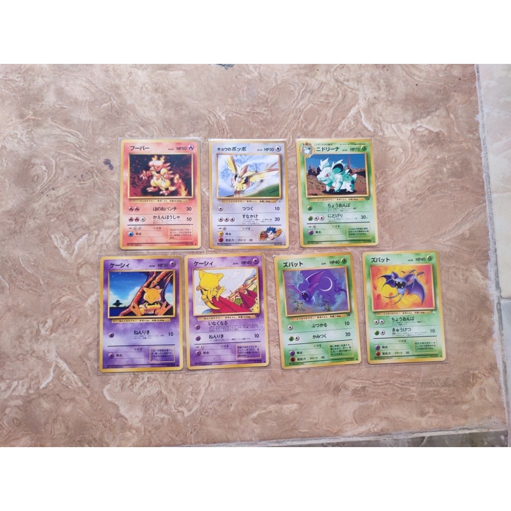 kartu pokemon japan vintage