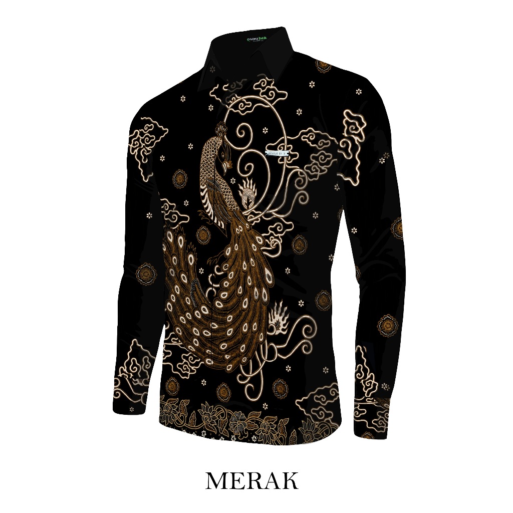 Batik Slimfit Arkana Motif Merak