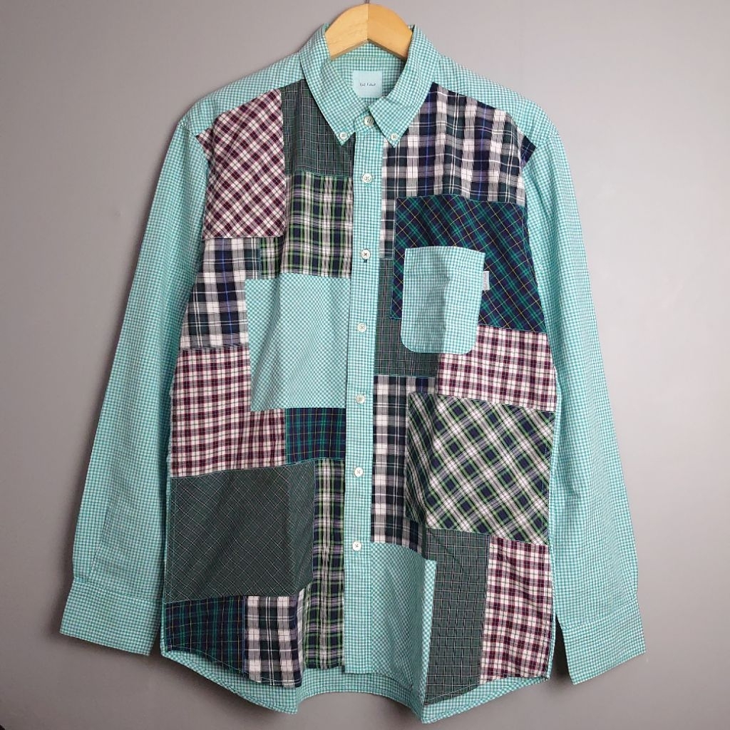 TS1114 Kemeja Patchwork Karl Helmut