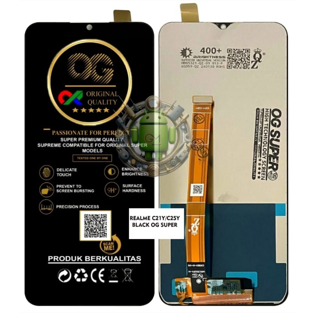 LCD REALME C21Y/LCD TOUCHSCREEN REALME C21Y/C25Y FULLSET ORIGINAL
