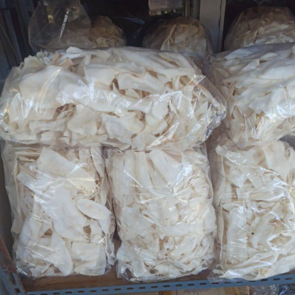 kripik singkong putih (rasa mirip gadung)