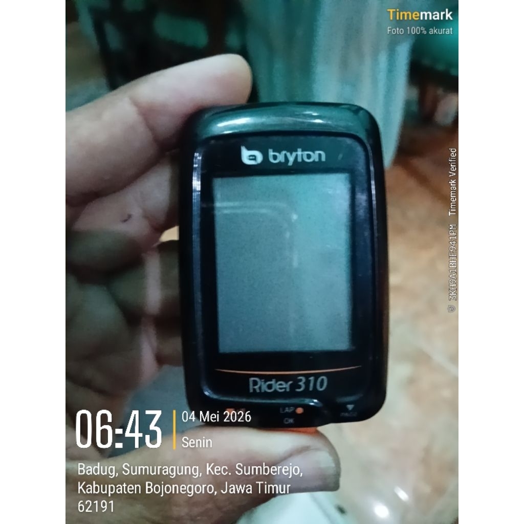 Cyclocomp Bryton 310 masih nyala berkedip anggap aja mati