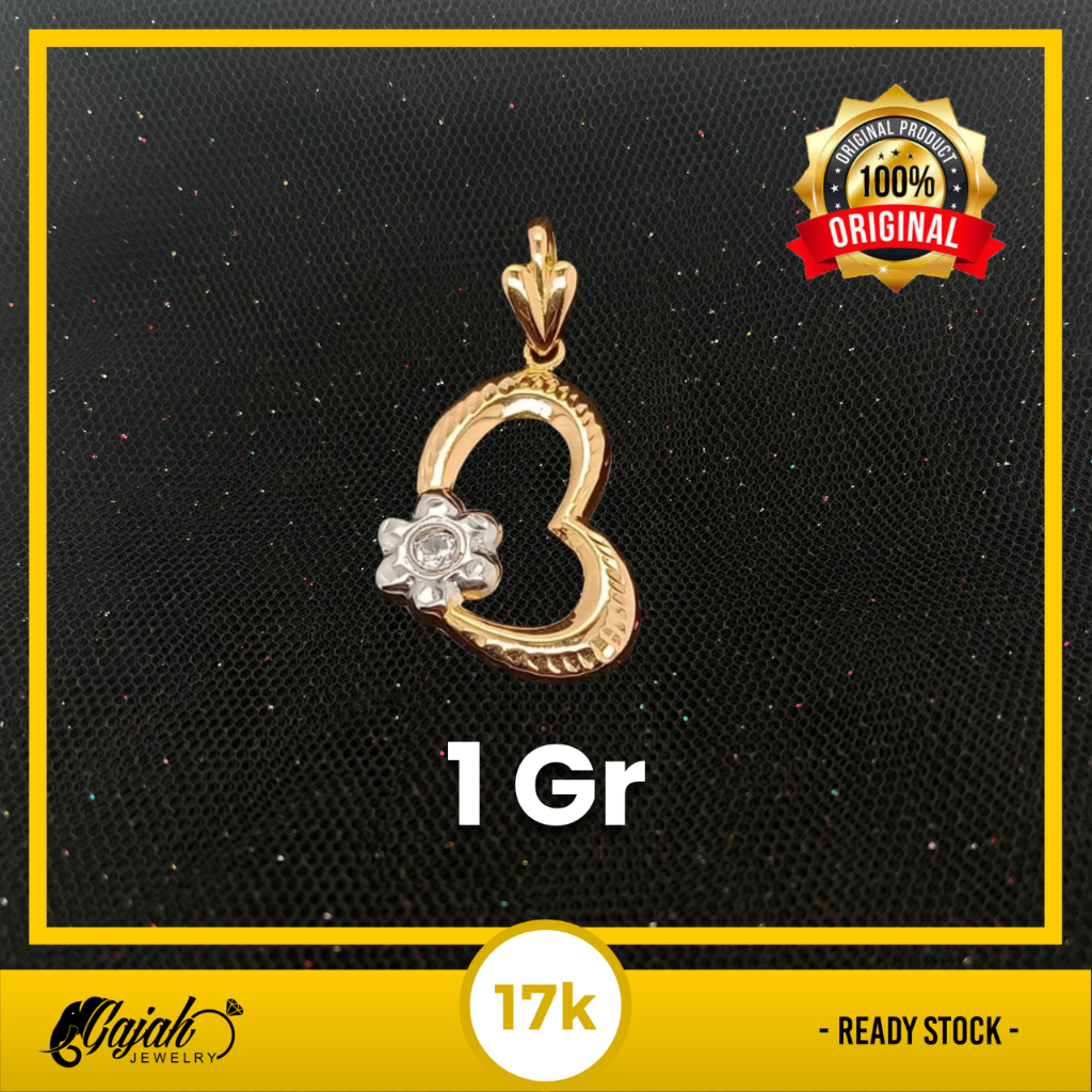 Liontin Emas 17K - Toko Emas Gajah - 1 Gram 5707