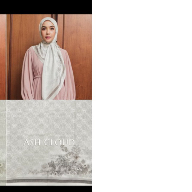 Hijab Segi Empat Seradia seri TULIPA Preloved