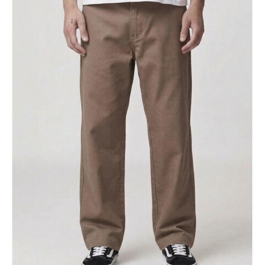 (COD) Work pants Chino Mocca - Celana Panjang Chino Standar Reguler Straight Loose Fit