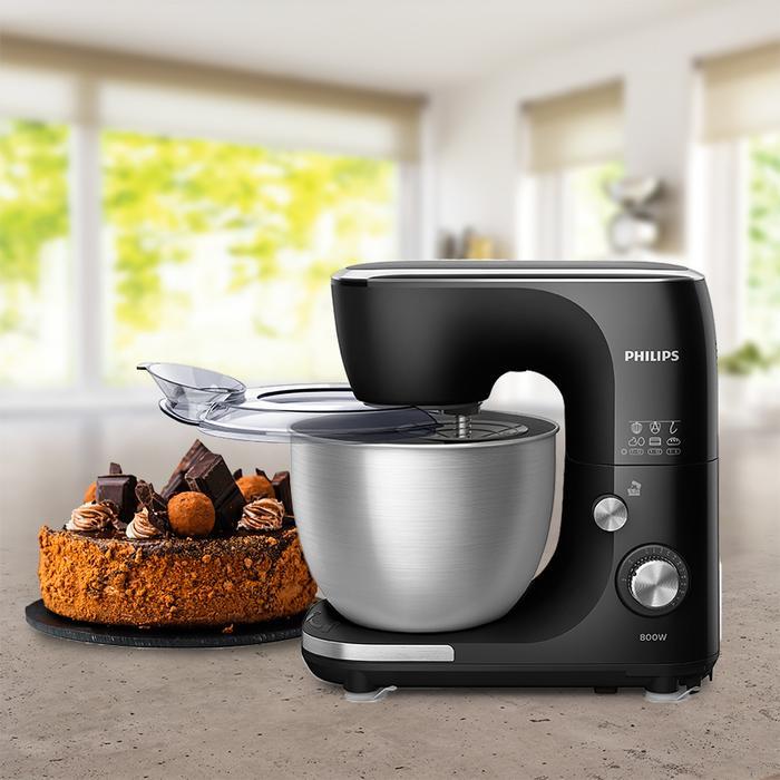 Philips Mixer Kitchen Machine Hr7922/90 - Kapasitas 5L Mixer Philips Chopper Mixer Pasti Ori