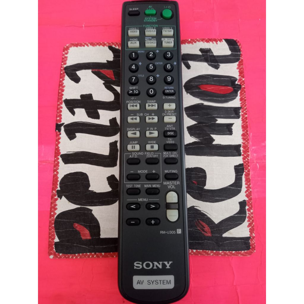 Remote Sony Audi system mini hi-fi original terlengkap