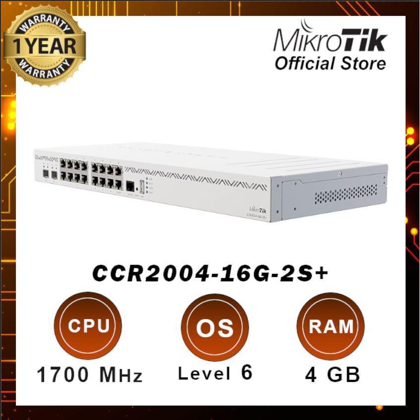 Mikrotik CCR 2004 16G 2S+ CCR2004-16G-2S+