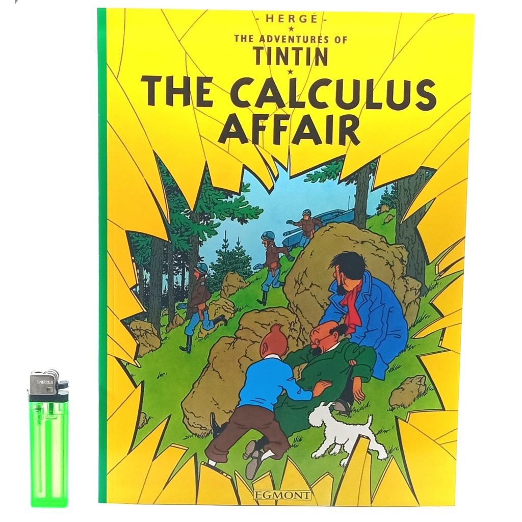 Komik Egmont Tintin The Calculus Affair Penculikan Calculus Format Lebar Bahasa Inggris Original