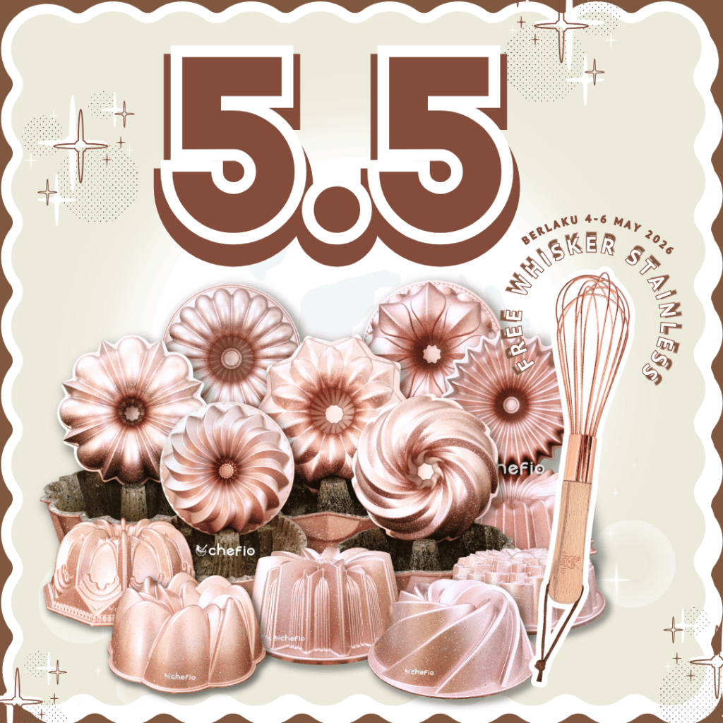 Promo Chefio Loyang Premium Granite / Loyang Sultan / Loyang Butter Cake Termurah
