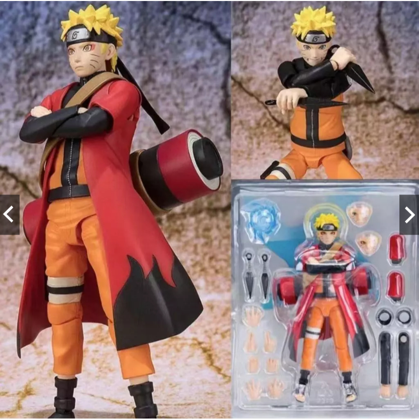 Artikulasi Naruto Figure Naruto Sage Mode Naruto Rasen Shuriken Figure Recast SHF