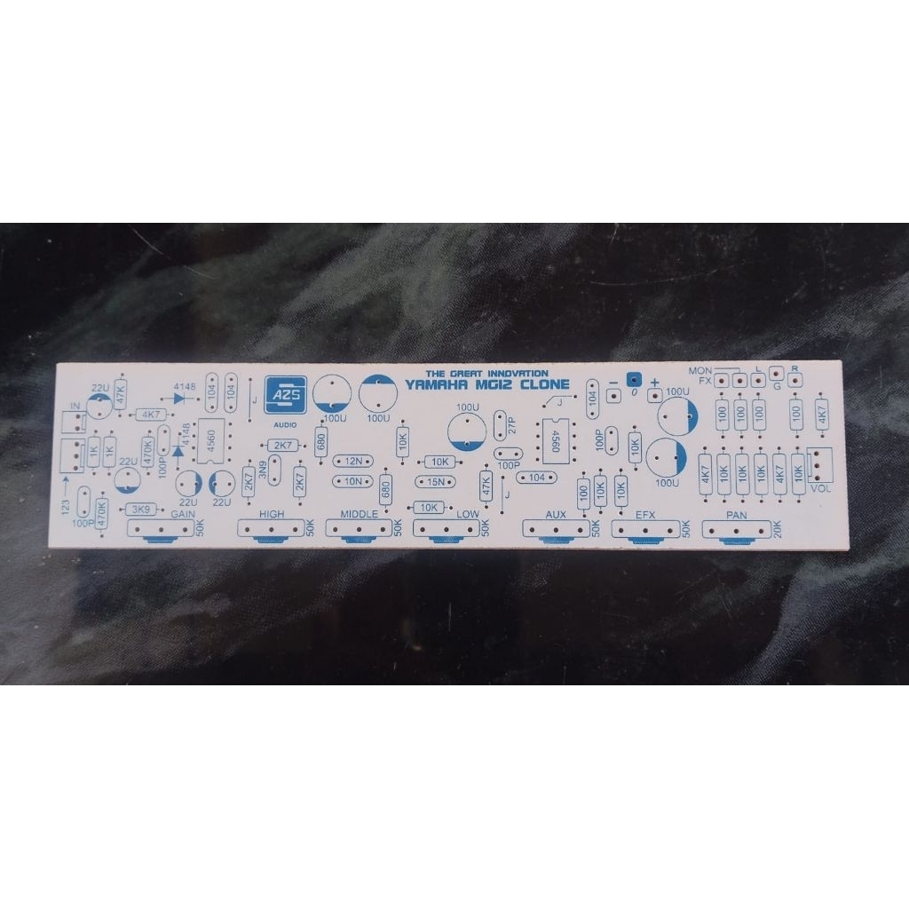 PCB Mixer 7 Potensio Clone YAMAHA MG12 SH-997