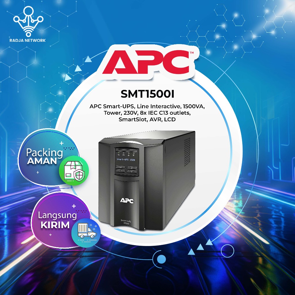 UPS APC SMT1500I SMART-UPS 1500VA LCD 230V Black