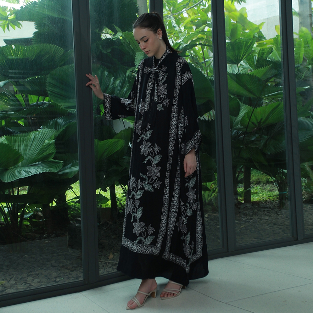 Batik Huza - Kaftan Labana - Gamis Kaftan Batik Wanita