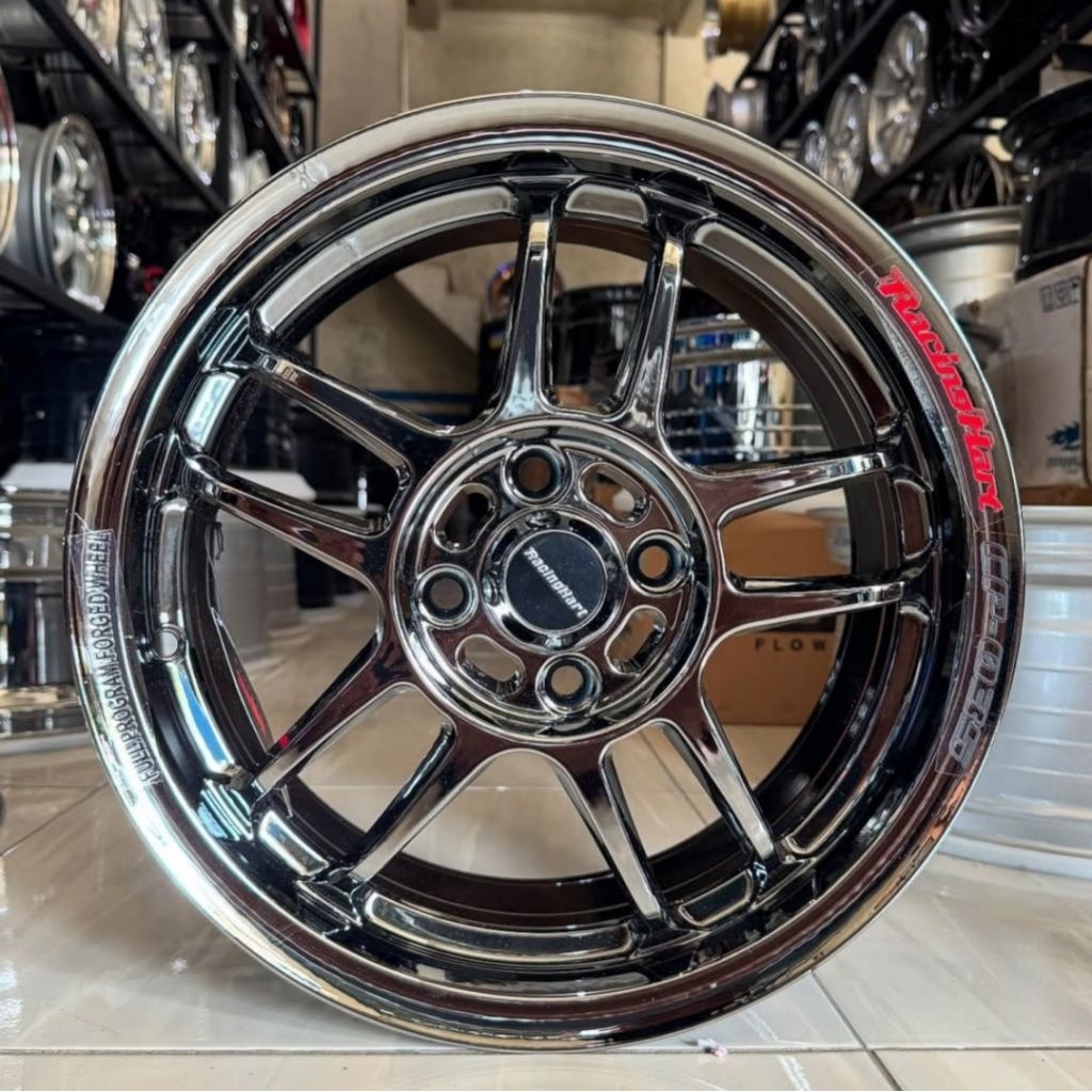 velg mobil ring 15 RACING HART F lebar 6,5 pcd 4x100 et 42 velg racing ring 15 untuk mobil brio jazz