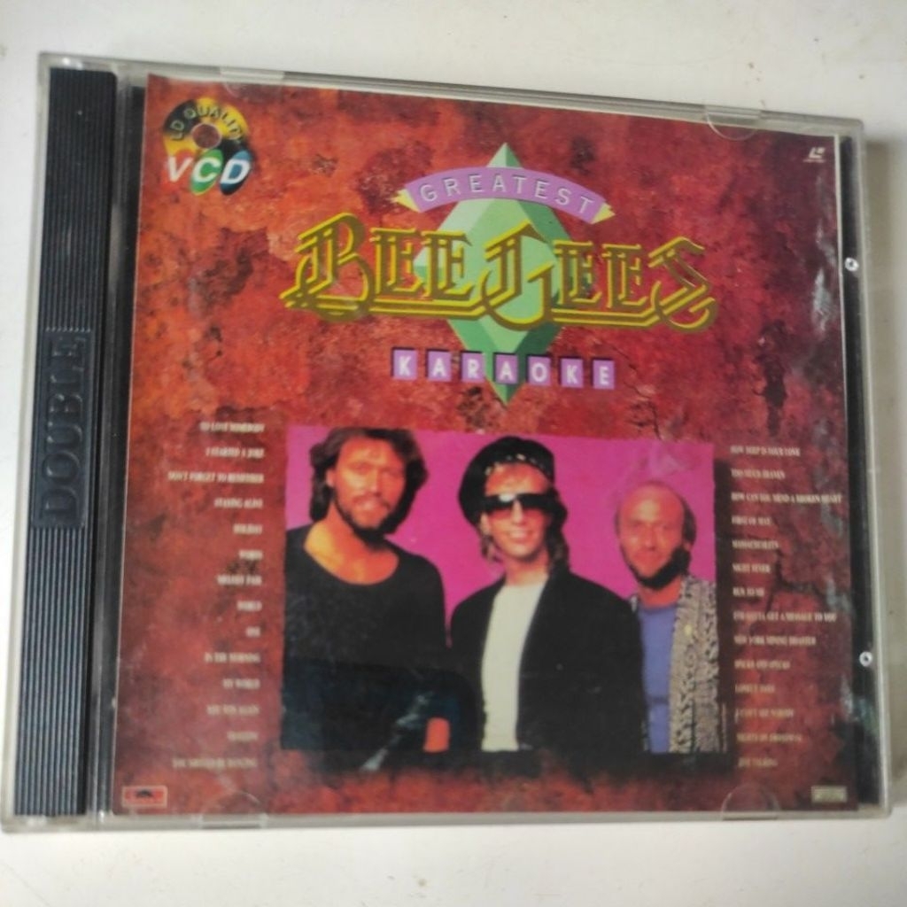 (KOLEKSI CD) VCD karaoke original Bee Gees – Greatest Bee Gees Karaoke
