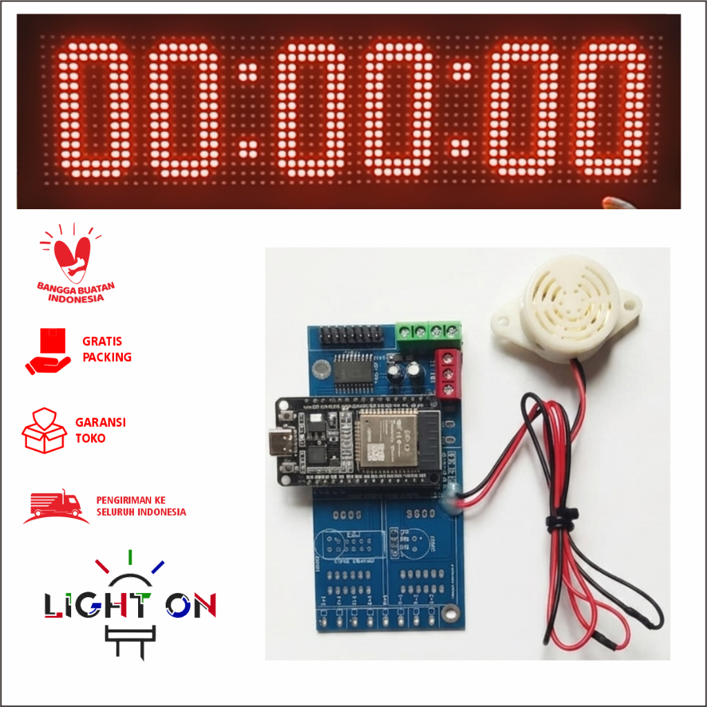 Controller Display Timer Stopwatch Counter UP, DOWN, NO LIMIT - 2 Panel P10