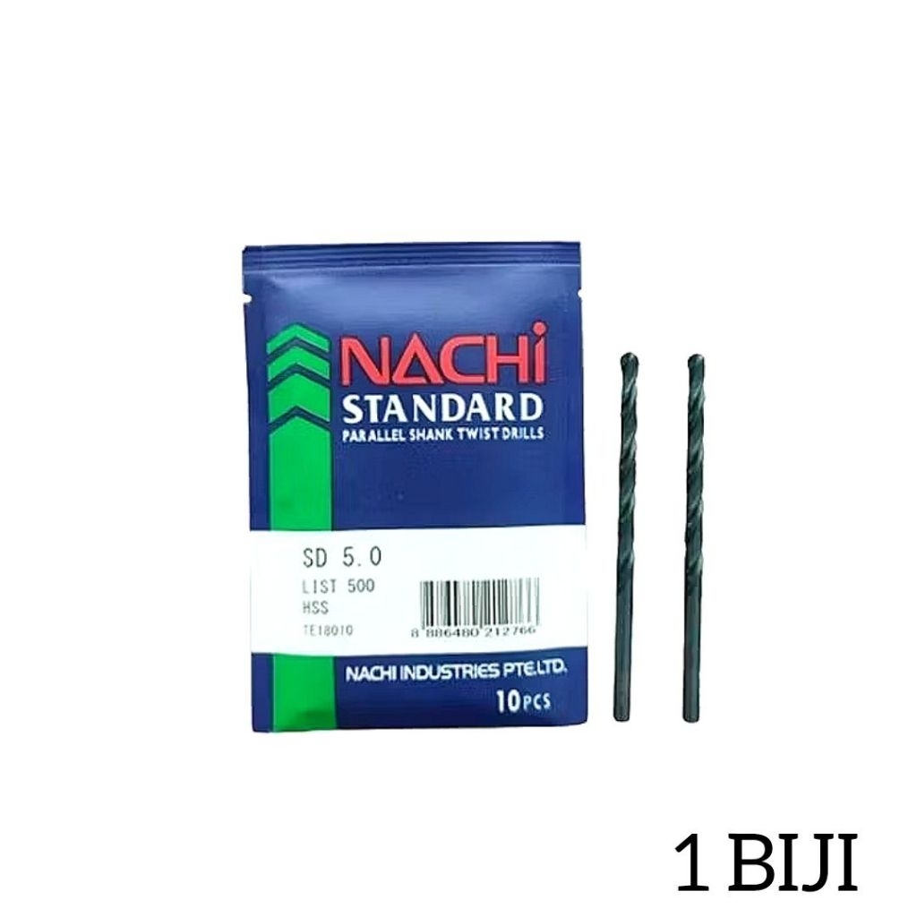 Mata Bor Besi 5 MM Nachi Mata Bor Hss 5.0mm
